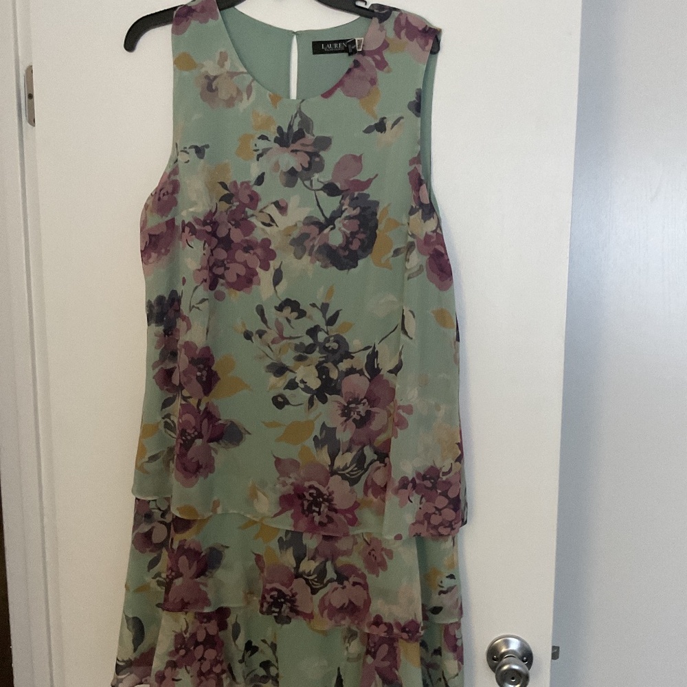 Ralph Lauren Floral Georgette Dress